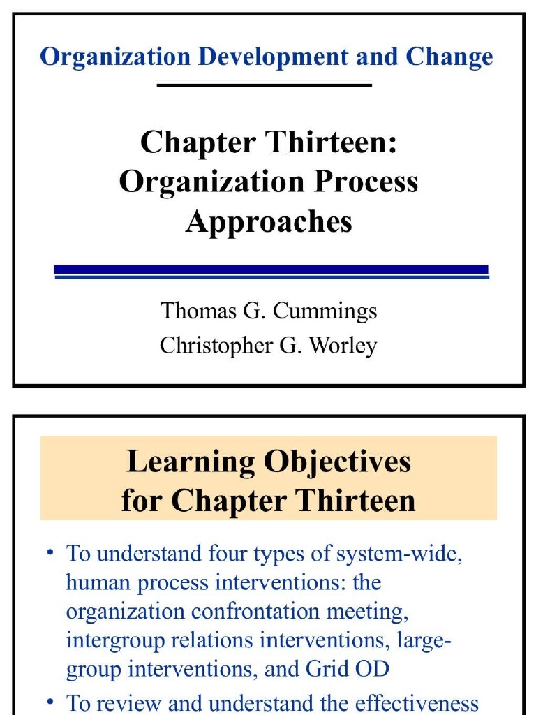 Organization Development and Change PDF | PDF