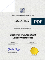 Balc Certificate
