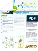 Recaudación Electrónica - Brochure Admin Conectividad