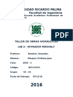Toh 3. Informe Parshall