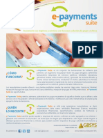 Pagos Electrónicos - Brochure e PaymentsSuite