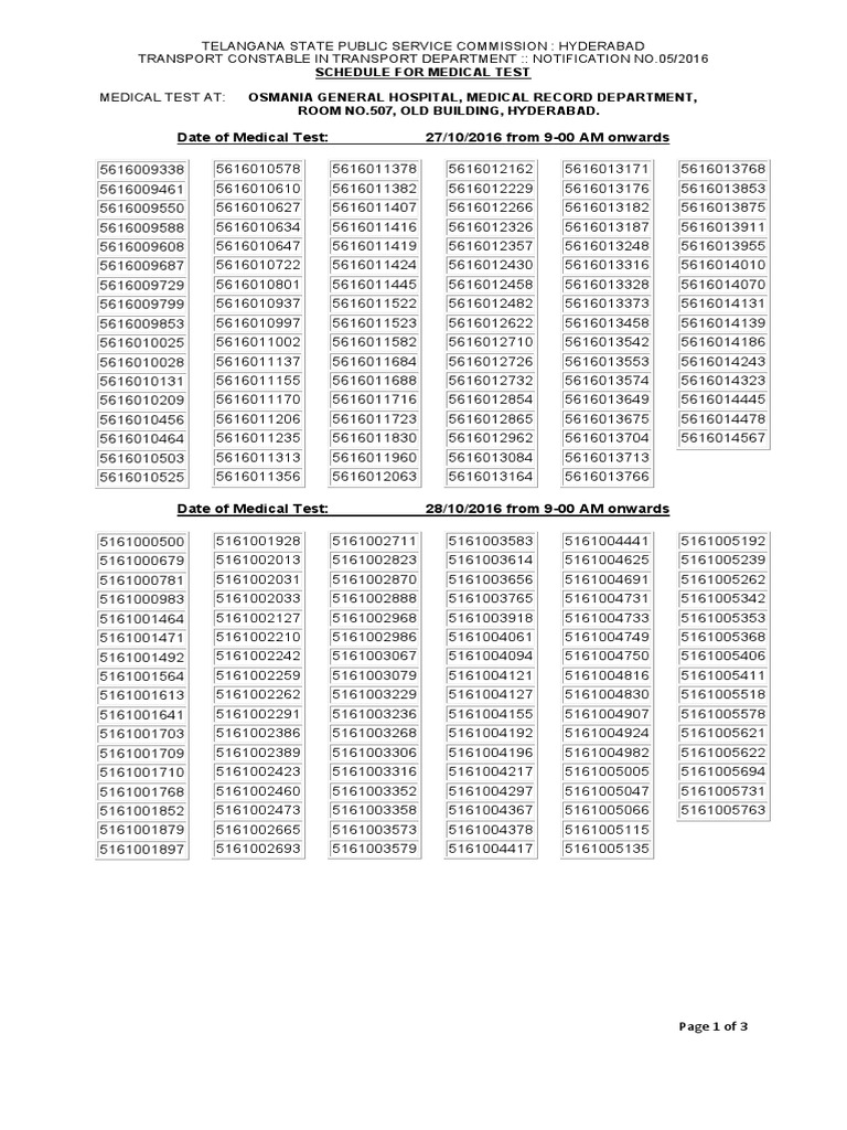 TC Ogh Medical Test 10 PDF