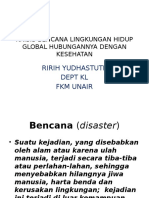 Krisis Bencana Lingkungan Hidup Global Hubungannya Dengan Kesehatan