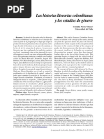 Las Historias Literarias y El Genero PDF