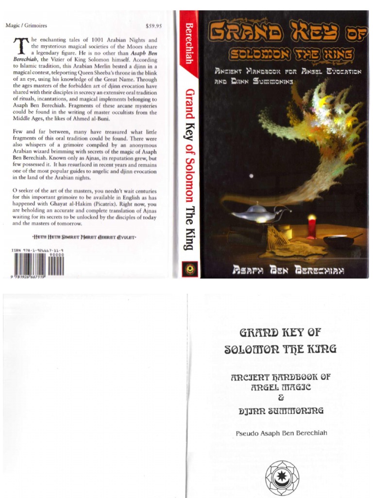 Asif Bin Barkhiya Grand Key of Solomon The King PDF