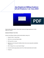 Cara Install Dan Registrasi Billing Explorer Terbaru DeskPro8 Windows 7