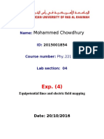 Mohammed Chowdhury: Name: ID: Course Number: Phy..221 Lab Lab Section: 04
