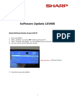 Software Update Description LE540E