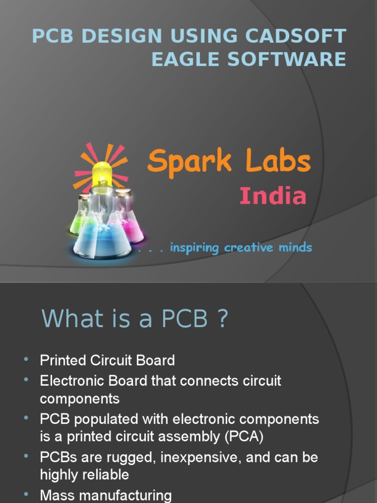 PCB Design Using Cadsoft EAGLE Software | PDF | Printed Circuit Board