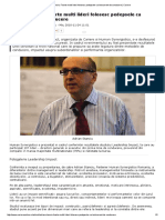 Adrian Stanciu - Foarte Multi Lideri Folosesc Pedepsele Ca Instrument de Conducere - Cariere PDF