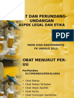 Obat Dan Perundang-undangan