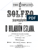 Metodo Completo de Solfeo - Hilarion Eslava PDF