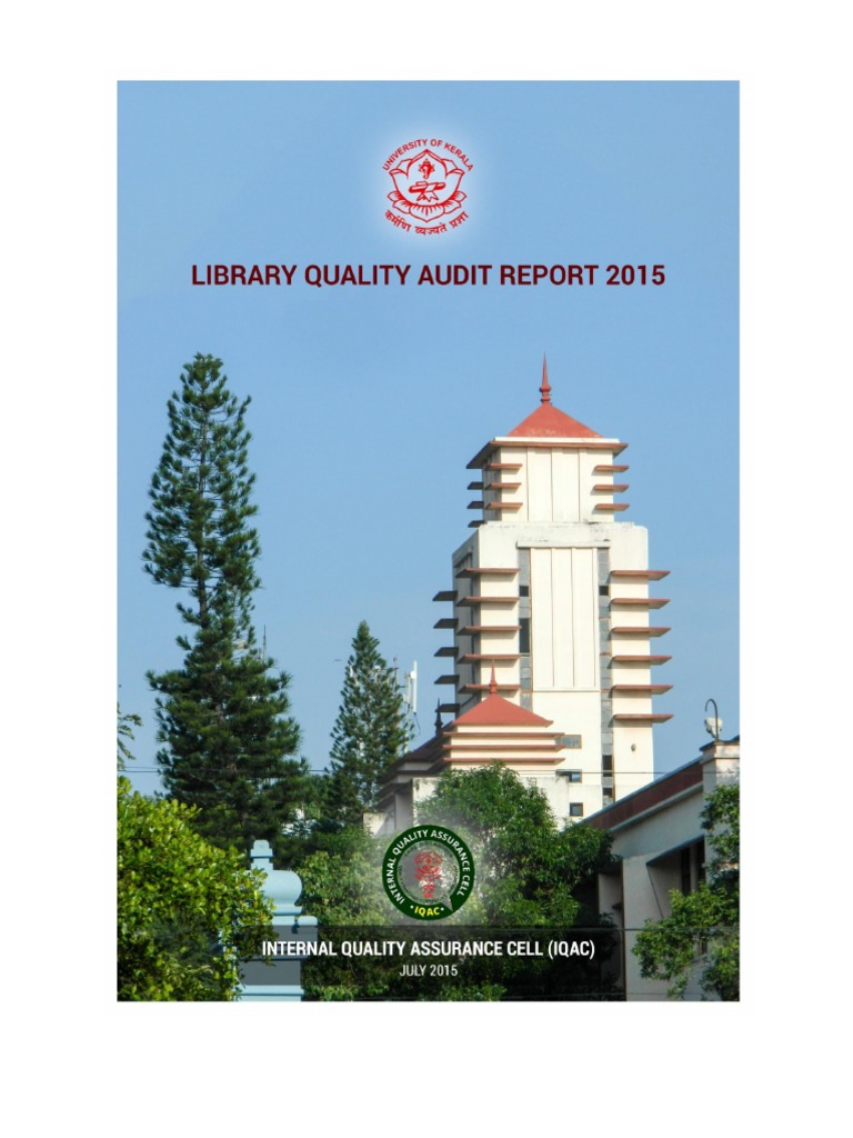 Kerala University Library Audit Report | PDF | Libraries | Thesis