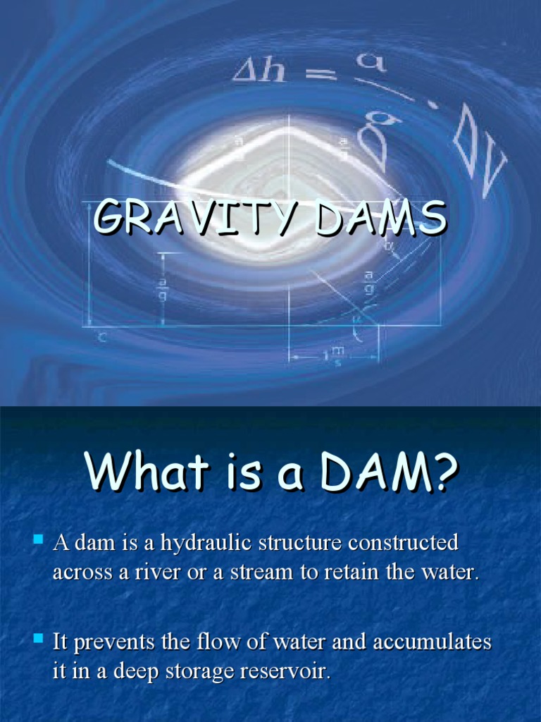 Gravity Dam Pdf Dam Chemical Engineering