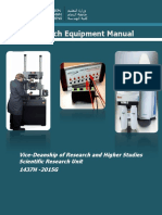 Research Equipment Manual