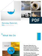 Mainstay Textile Presentation For A&d