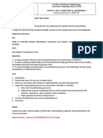 Faculty of Mechanical Engineering, University Technology Mara (Uitm) Study Case Guidelines & Assessment