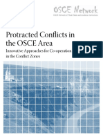 Protracted Conflicts in The OSCE Area