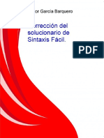 Correccion Del Solucionario de Sintaxis Facil