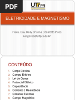 Notas de Aula Eletricidade e Magnetismo