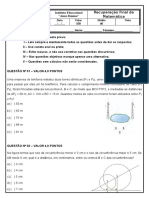 Prova Final 9º Ano