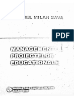 Carte Managementul Proiectelor Educationale Gabriel Milan Sava
