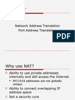 Nat & Pat: Network Address Translation Port Address Translation