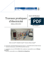 Syllabus Electricité PHY1113CE 2013