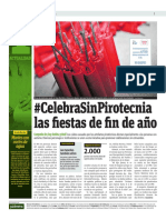 Celebra Sin Pirotecnia Las Fiestas de Fin de Año