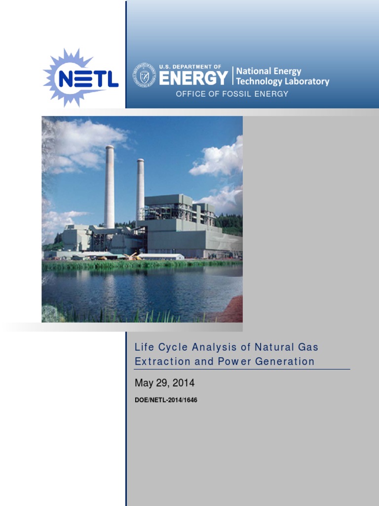 Life Cycle Analysis of Natural Gas | PDF | Fossil Fuel Power Station ...