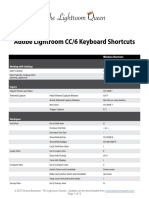 Lightroom Shortcuts CC 6 Win