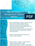 Marine and Terrigenous Organic Matter