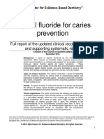 2 Topical Fluoride For Caries Prevention 2013 Update