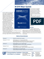 HCM 2010 Major Update: Webinar Series Schedule