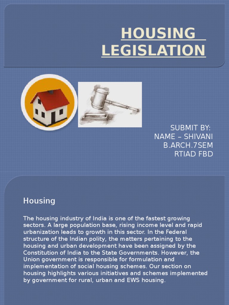 15. Housing Legislation[1] Landlord Lease