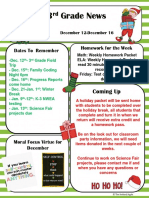 3 Grade News: Dates To Remember Homework For The Week