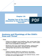 Nursing Care of The Child With An Alteration in Gas Exchange/Respiratory Disorder