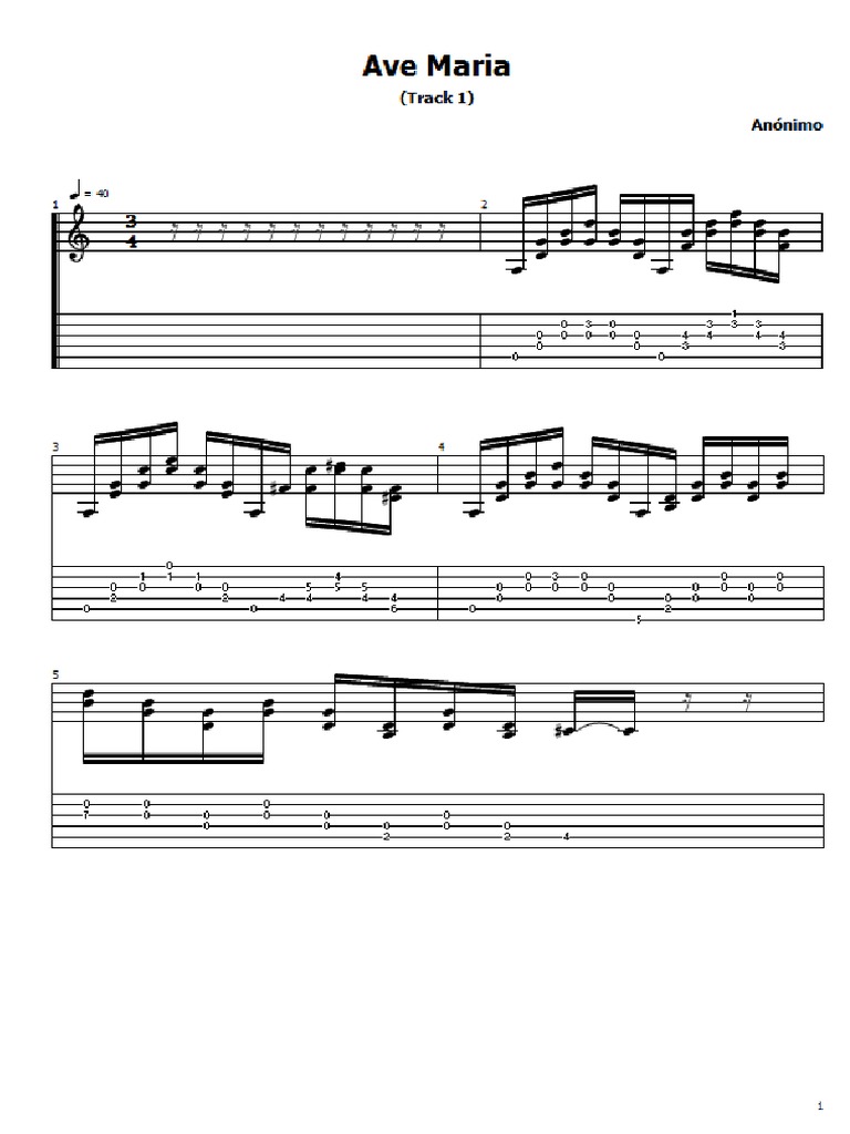 ave maria classical guitar tremolo Guitars Guitar Family Instruments