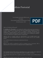 Análisis Factorial para R Studio