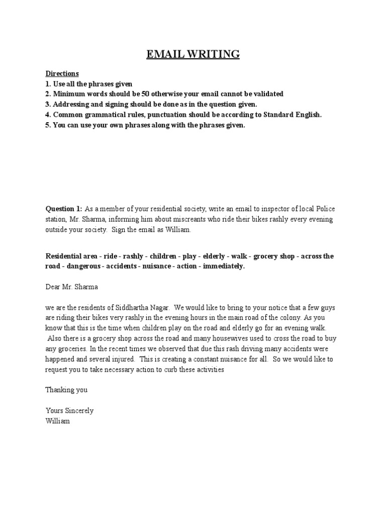 email essay format form 3