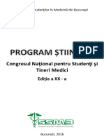 Program Stiintific CNSTM