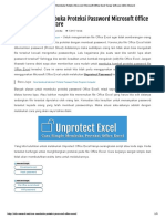 Cara Mudah Membuka Proteksi Password Microsoft Office Excel Tanpa Software - Info Menarik