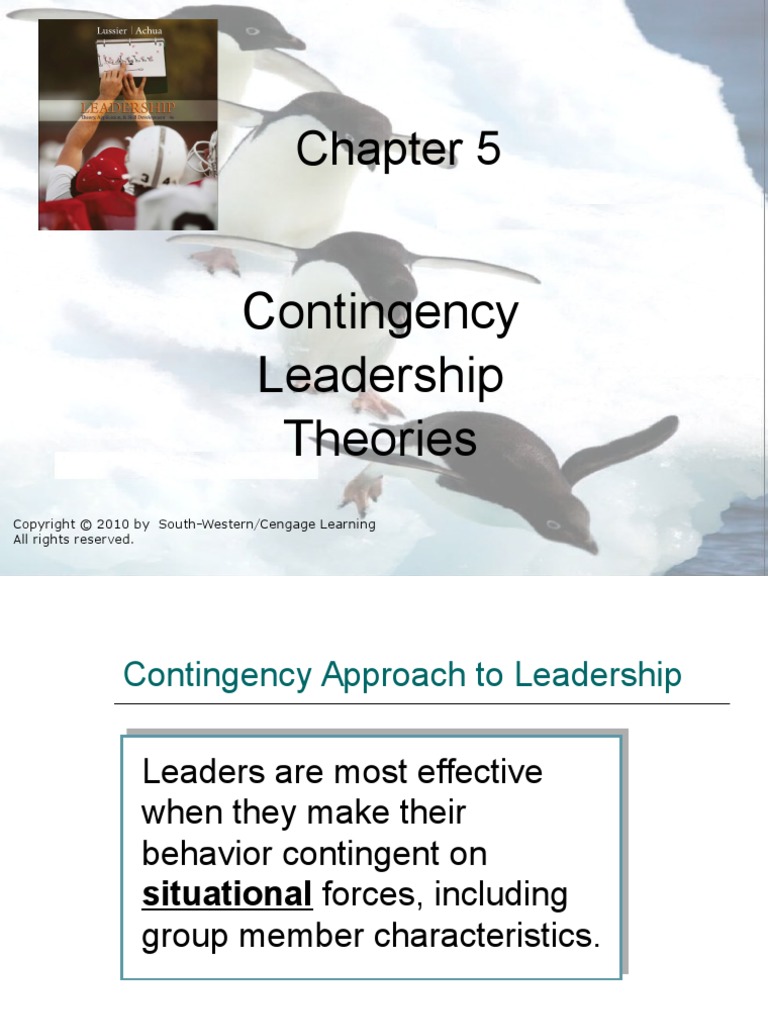 Chapter5 Contingency Leardership Theory | PDF | Leadership | Systems ...