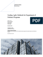 Scaling Agile Methods for Department of Defense Programs