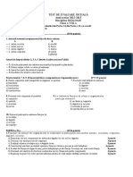 3 Test de Evaluare Initiala Viii