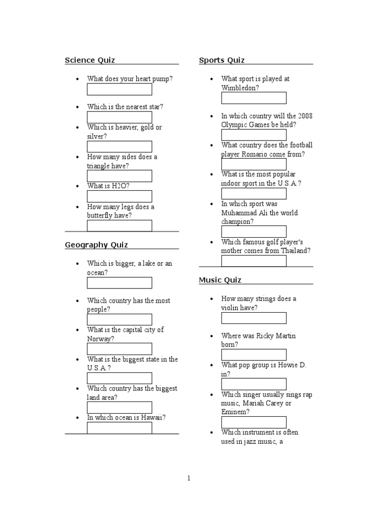 1 general knowledge quiz with answers.doc