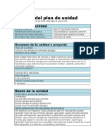 Plantilla Del Plan de Unidad Limpia