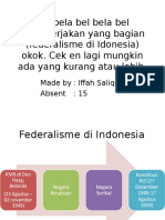 Federalisme Di Indonesiaa