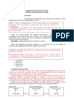 Manual: Baze de Date | PDF