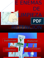 Administración de Enemas